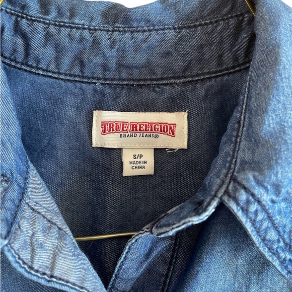 True Religion Katie Denim Dress Shirt - Picture 4 of 8